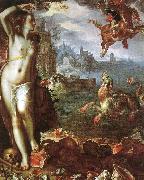 Joachim Wtewael Perseus and Andromeda oil